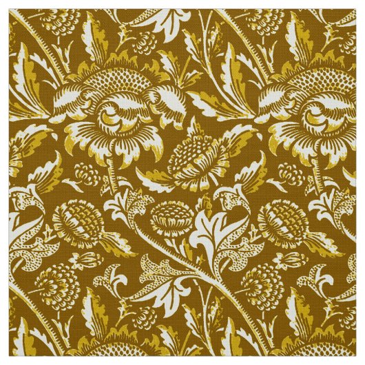 William Morris Sunflower, Mustard Yellow Stof (Swatch)