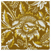 William Morris Sunflower, Mustard Yellow Stof (Close Up)