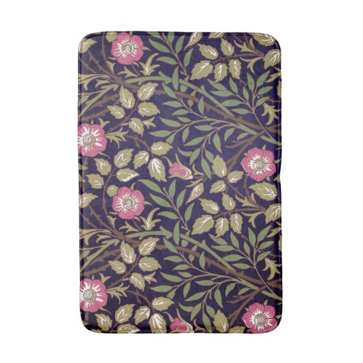 William Morris Sweet Briar Floral Art Badmat (Voorkant Verticaal)