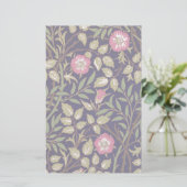 William Morris Sweet Briar Floral Art Briefpapier (Staand voorkant)
