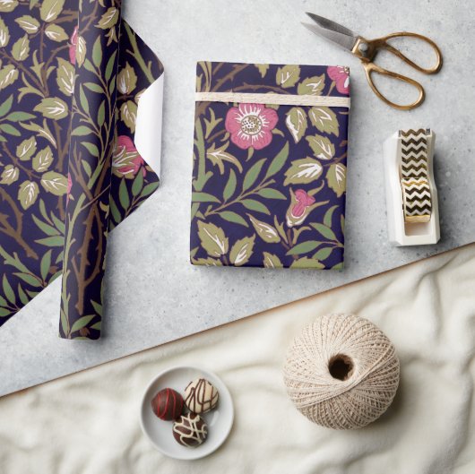 William Morris Sweet Briar Floral Art Cadeaupapier (Crafts)
