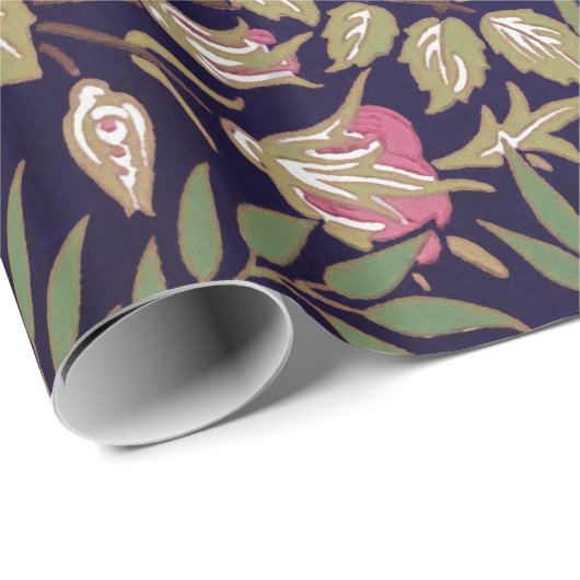 William Morris Sweet Briar Floral Art Cadeaupapier (Rol Hoek)