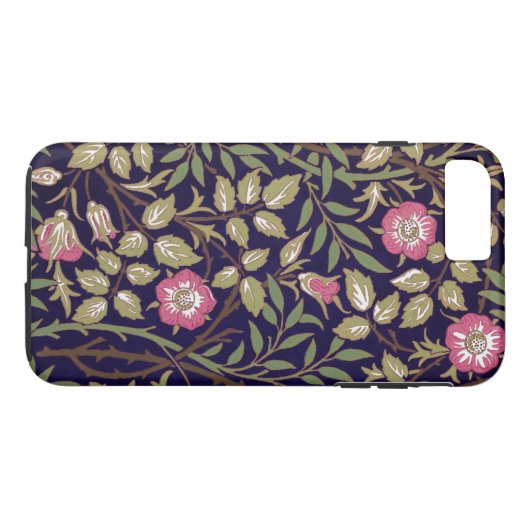 William Morris Sweet Briar Floral Art Case-Mate iPhone Case (Achterkant (Horizontaal))