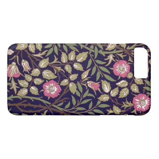 William Morris Sweet Briar Floral Art Case-Mate iPhone Case (Achterkant (Horizontaal))