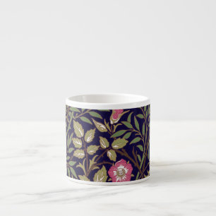 William Morris Sweet Briar Floral Art Espresso Kop