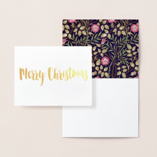 William Morris Sweet Briar Floral Art Folie Kaarten (Display)