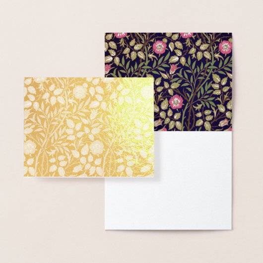 William Morris Sweet Briar Floral Art Folie Kaarten (Display)