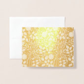 William Morris Sweet Briar Floral Art Folie Kaarten (Voorkant met envelop)