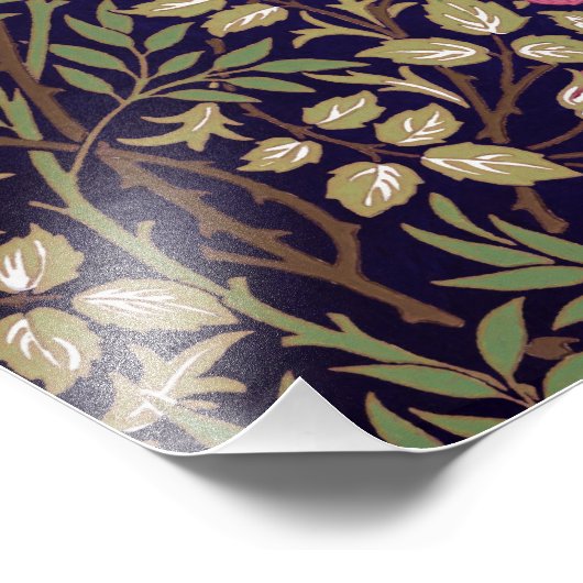 William Morris Sweet Briar Floral Art Foto Afdruk (Hoek)