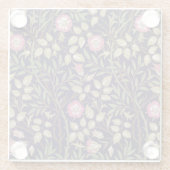 William Morris Sweet Briar Floral Art Glazen Onderzetter (Achterkant)
