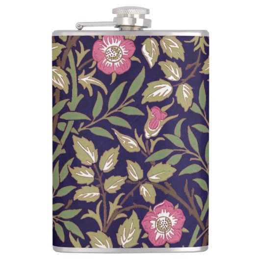 William Morris Sweet Briar Floral Art Heupfles (Voorkant)