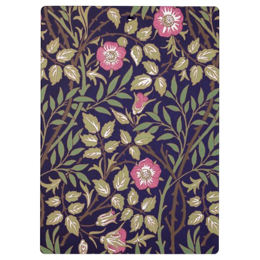 William Morris Sweet Briar Floral Art Klembord (Achterkant)