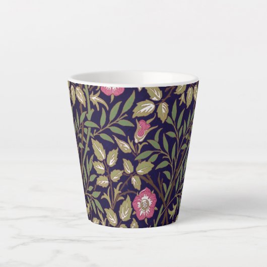William Morris Sweet Briar Floral Art Latte Mok (Voorkant)