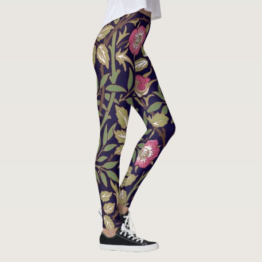William Morris Sweet Briar Floral Art Leggings (Rechts)