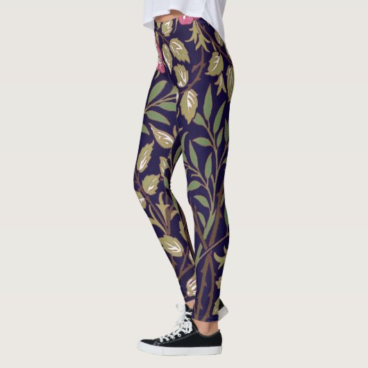 William Morris Sweet Briar Floral Art Leggings (Links)