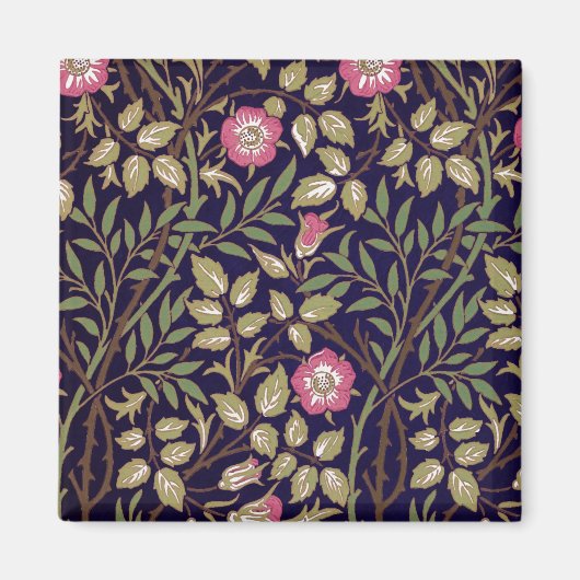 William Morris Sweet Briar Floral Art Magneet (Voorkant)