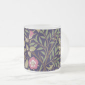 William Morris Sweet Briar Floral Art Matglas Koffiemok (Voorkant rechts)
