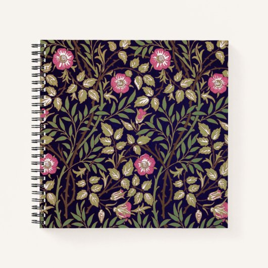 William Morris Sweet Briar Floral Art Notitieboek (Voorkant)