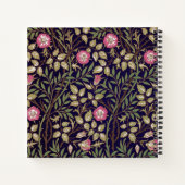 William Morris Sweet Briar Floral Art Notitieboek (Achterkant)