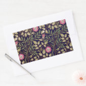 William Morris Sweet Briar Floral Art Rechthoekige Sticker (Envelop)