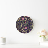 William Morris Sweet Briar Floral Art Ronde Klok (Huis)