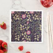 William Morris Sweet Briar Floral Art Servet (Insitu)