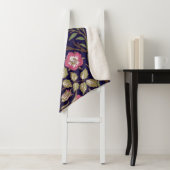 William Morris Sweet Briar Floral Art Sherpa Deken (In situ)