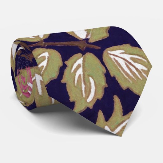 William Morris Sweet Briar Floral Art Stropdas (Opgerold)