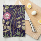 William Morris Sweet Briar Floral Art Theedoek (Quarter Fold)