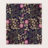 William Morris Sweet Briar Floral Art Visitekaartje (Buitenkant ongevouwen)