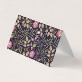 William Morris Sweet Briar Floral Art Visitekaartje (Achterkant)