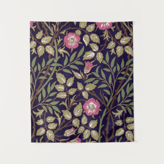 William Morris Sweet Briar Floral Art Wandkleed (Voorkant)