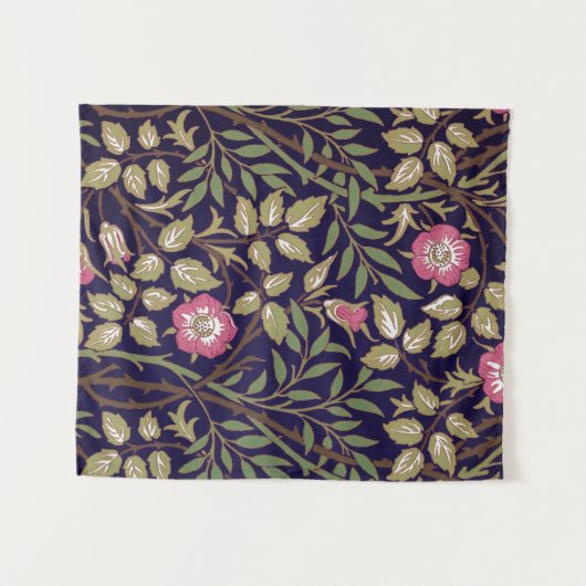 William Morris Sweet Briar Floral Art Wandkleed (Voorkant (horizontaal))