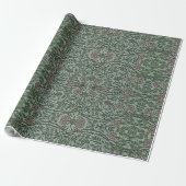 William Morris  Sweet Briar Rozen Foliage Cadeaupapier (Uitgerold)