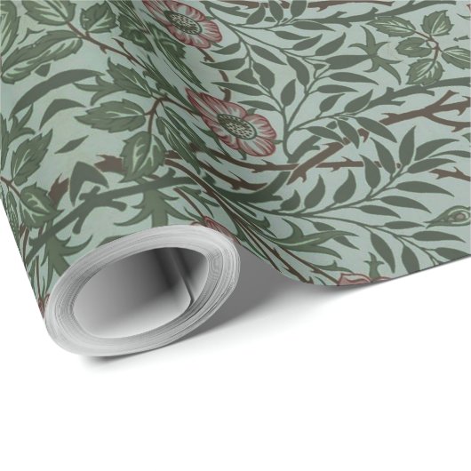 William Morris  Sweet Briar Rozen Foliage Cadeaupapier (Rol Hoek)