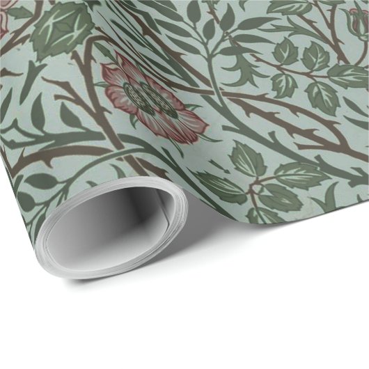 William Morris  Sweet Briar Rozen Foliage Cadeaupapier (Rol Hoek)