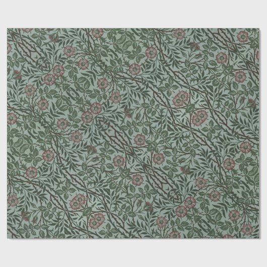 William Morris  Sweet Briar Rozen Foliage Cadeaupapier (Vlak)