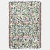 William Morris  Sweet Briar Rozen Foliage Deken (Voorkant Verticaal)