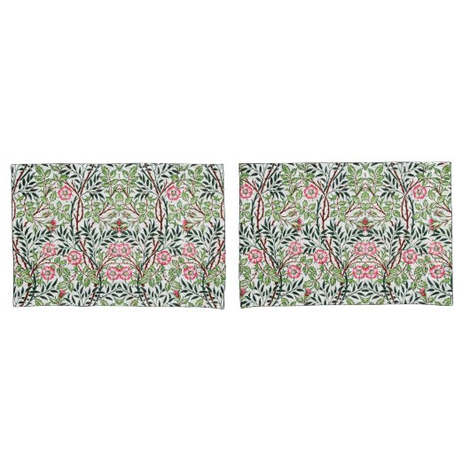 William Morris Sweet Briar Rozen Foliage Kussensloop (Voorkant-Set)