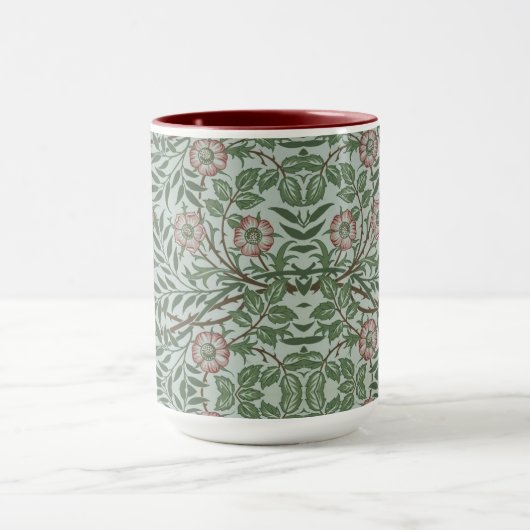 William Morris  Sweet Briar Rozen Foliage Mok (Midden)