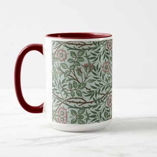 William Morris  Sweet Briar Rozen Foliage Mok (Links)