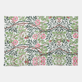 William Morris  Sweet Briar Rozen Foliage Theedoek