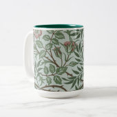William Morris  Sweet Briar Rozen Foliage Tweekleurige Koffiemok (Voorkant links)