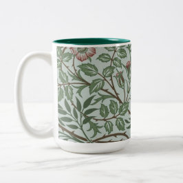 William Morris Sweet Briar Rozen Foliage Tweekleurige Koffiemok