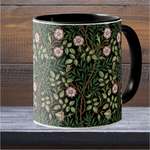 William Morris Sweet Briar Wild Red Roses  Mok