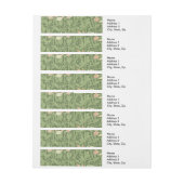 William Morris Sweet Pea Floral Design Adreslabel Wikkel (Vel)