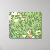 William Morris Sweet Pea Floral Design Canvas Afdruk (Voorkant)