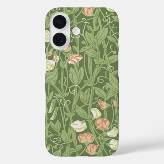 William Morris Sweet Pea Floral Design Case-Mate iPhone Case (Achterkant)
