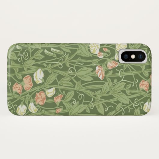 William Morris Sweet Pea Floral Design Case-Mate iPhone Case (Achterkant (horizontaal))