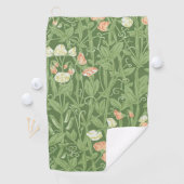 William Morris Sweet Pea Floral Design Golfhanddoek (Insitu)